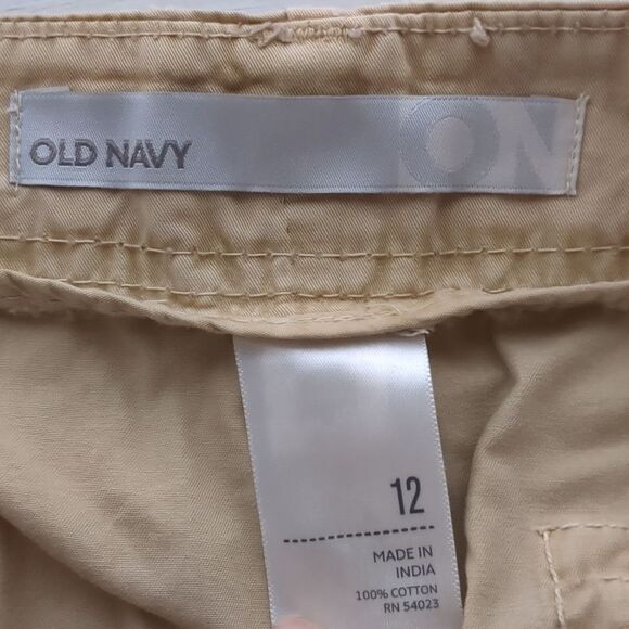 Y2K, 90's, Cool Girl Style, Old Navy Khaki Cargo Mini Skirt, Size 12, NWT - Picture 4 of 4